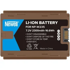 Newell Battery Fujifilm NP-W235 with USB-C Onboard Recharge 2300mAh