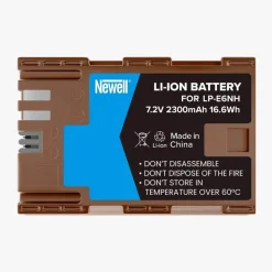 Newell Battery LP-E6NH with USB-C Onboard Recharge Canon 2300mAh