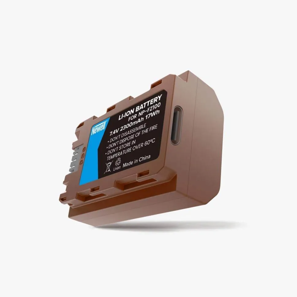 Newell Battery NP-FZ100 with USB-C Onboard Recharge Sony 2300mAh