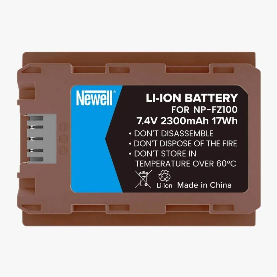 Newell Battery NP-FZ100 with USB-C Onboard Recharge Sony 2300mAh