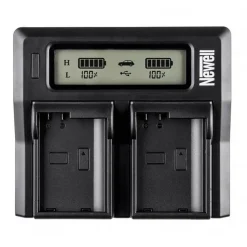 Newell DC-LCD Dual-Channel Charger For NP-F & NP-FM Series Batteries