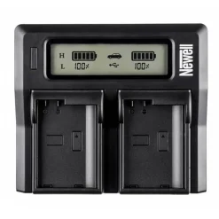 Newell DC-LCD Dual-Channel Charger For NP-FZ100 Batteries