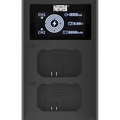 Newell FDL-USB-C Dual Channel Battery Charger For NP-FW50 Batteries