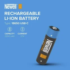 Newell Newell 18650 USB-C Onboard Rechargable 2200 mAh Battery
