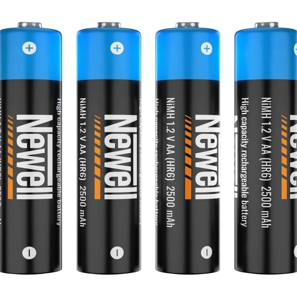 Newell Rechargeable Nimh AA 2500 4 Pack Blister