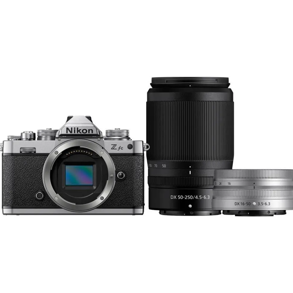 Nikon Z fc With Z DX 16-50mm f/3.5-6.3 And Z DX 50-250 f/4.5-6.3 Kit