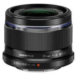 Olympus M.Zuiko Digital 25mm f/1.8 Lens Black