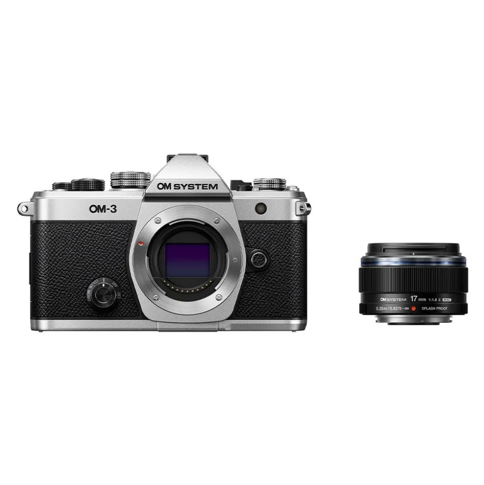 OM System OM-3 Camera with 17mm f/1.8 II Lens Kit