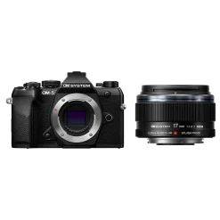 OM System OM-5 Mark II Black with 17mm f/1.8 II Lens Kit