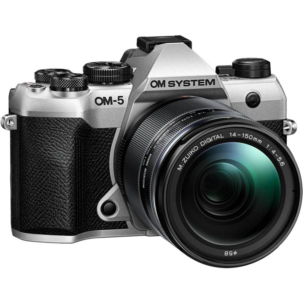 OM System OM-5 Mark II Silver with 14-150mm f/4-5.6 II Lens Kit