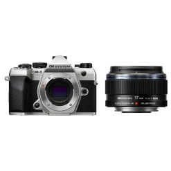 OM System OM-5 Mark II Silver with 17mm f/1.8 II Lens Kit