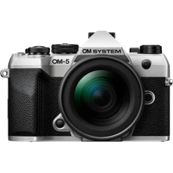 OM System OM-5 Mark II Silver with 12-45mm f/4 Pro Lens Kit