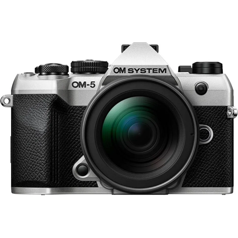 OM System OM-5 Mark II Silver with 12-45mm f/4 Pro Lens Kit