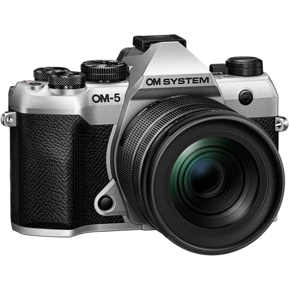 OM System OM-5 Mark II Silver with 12-45mm f/4 Pro Lens Kit