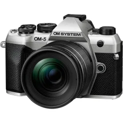 OM System OM-5 Mark II Silver with 12-45mm f/4 Pro Lens Kit
