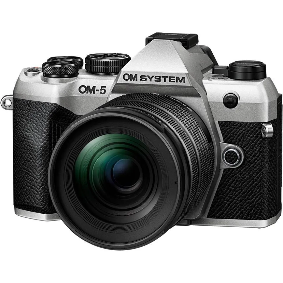 OM System OM-5 Mark II Silver with 12-45mm f/4 Pro Lens Kit