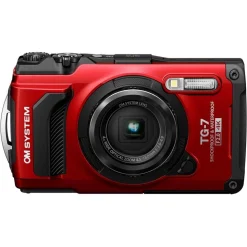 OM System Tough TG-7 Compact Action Camera Red