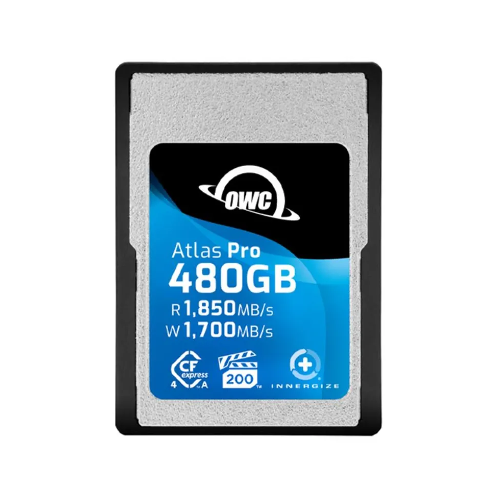 OWC Atlas Pro CFexpress Type A Card 480G VPG 200 CFX A to B Adapter Included