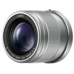 Panasonic Lumix G 42.5mm f/1.7 ASPH Power O.I.S. Lens Silver