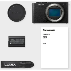 Panasonic Lumix S9 Full-Frame Mirrorless Camera Jet Black