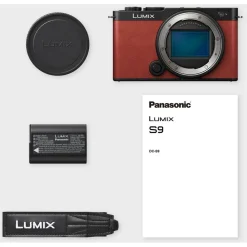 Panasonic Lumix S9 Full-Frame Mirrorless Camera Crimson Red