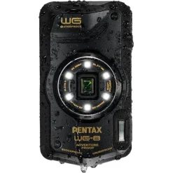 Pentax WG-8 Waterproof Digital Compact Camera Black