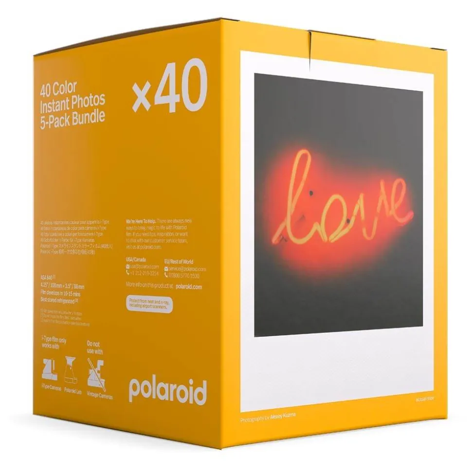 Polaroid Colour I-type Instant Film 40 Shots Pack