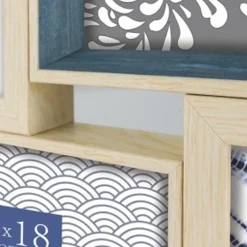 Riviera Wooden 4 Aperture Frame