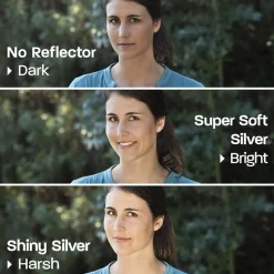 Rogue Flash 20x40 2-in-1 Super Soft Silver & Natural White Collapsible Reflector