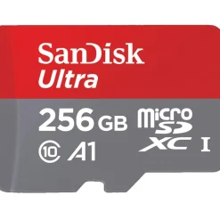 SanDisk 256GB Ultra Micro SD (SDXC) 100MBs + Adapter