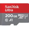SanDisk 200GB Ultra Micro SD (SDXC) 100MBs + Adapter