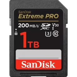 SanDisk 1TB Extreme PRO 200MB/s UHS-I SDXC Memory Card