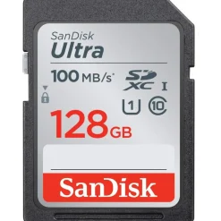 Sandisk Ultra SDHC 128GB 100MB/s Class 10 UHS-I