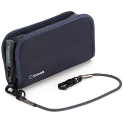 Shimoda Card Wallet Zip Blue