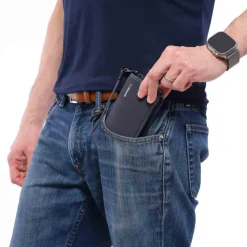 Shimoda Card Wallet Zip Blue