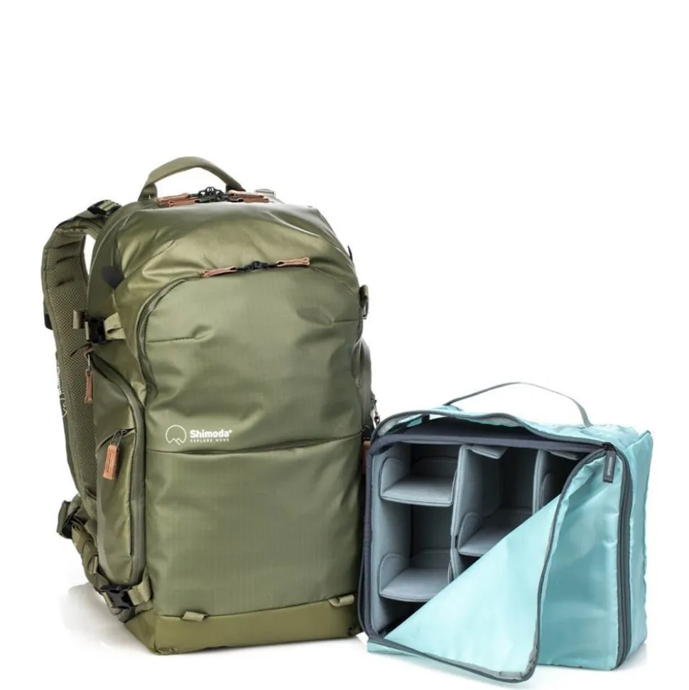Shimoda Explore v2 25 Starter Kit w/ Small Mirrorless Core Unit Army Green