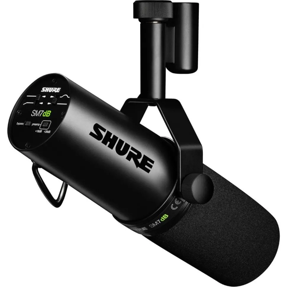 Shure SM7dB Dynamic Vocal Microphone with Built-in Preamp