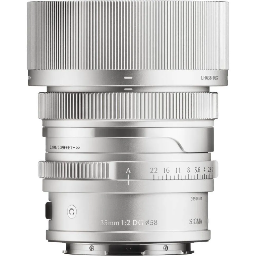 Sigma 35mm f/2 DG Contemporary Lens Silver for L Mount