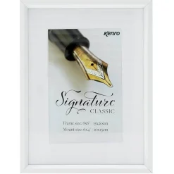 Signature Classic 8x10 White Photo Frame
