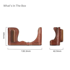 SmallRig Leather Half Case for Panasonic Lumix S9