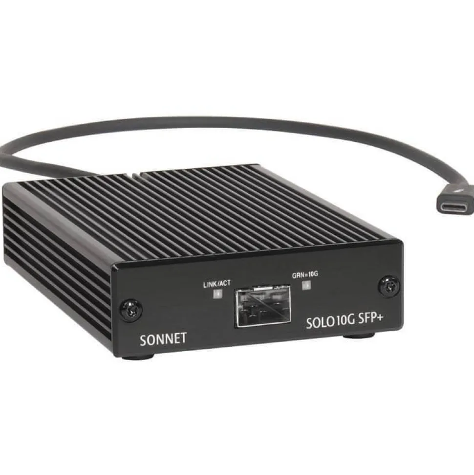 Sonnet Solo10G SFP+ Thunderbolt 3 To 10GBASE-T Ethernet Adapter