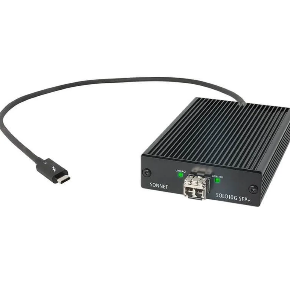 Sonnet Solo10G SFP+ Thunderbolt 3 To 10GBASE-T Ethernet Adapter