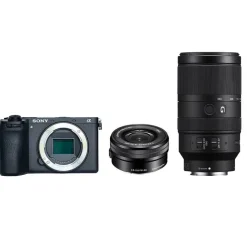 Sony A6700 with 16-50mm and 70-350mm Lens Kit