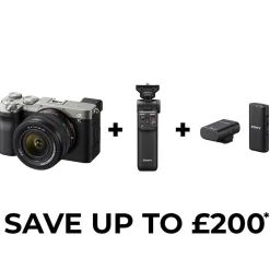 Sony a7C Silver Camera With FE 28-60mm f/4-5.6 Zoom Lens Kit