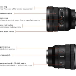Sony FE PZ 16-35mm f/4 G Lens