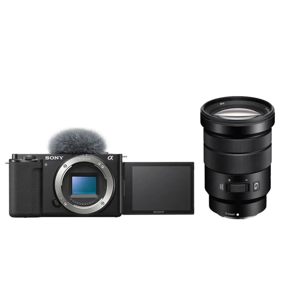 Sony ZV-E10 Camera with E PZ 18-105mm f/4 G OSS Lens Kit