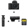 Sony ZV-E10 II Creator Kit with 16-50mm Lens, Remote Grip and Mic