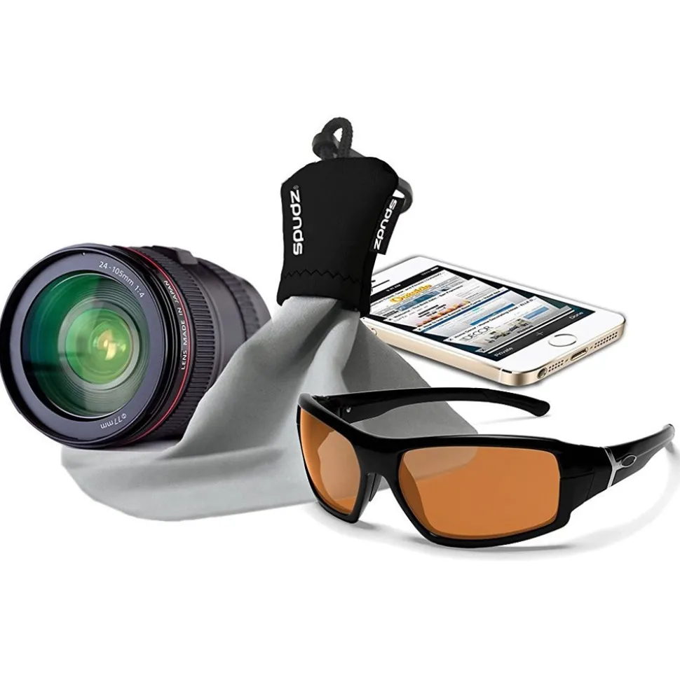 Spudz 10x10 Inch Micro-Fibre Cloth Black