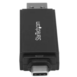 StarTech SDMSDRWU3AC card reader USB 3.2 Gen 1 (3.1 Gen 1) Type-A/Type-C Black