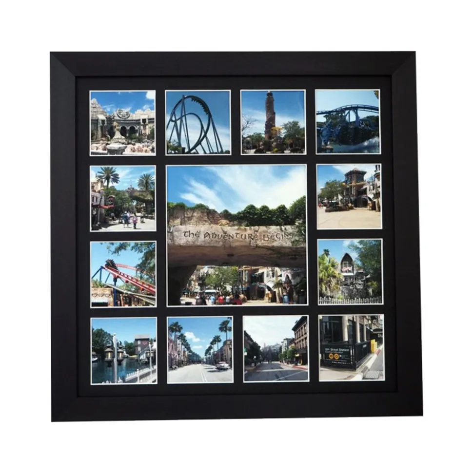 Swains Frost Black Instagram Frame with Montage
